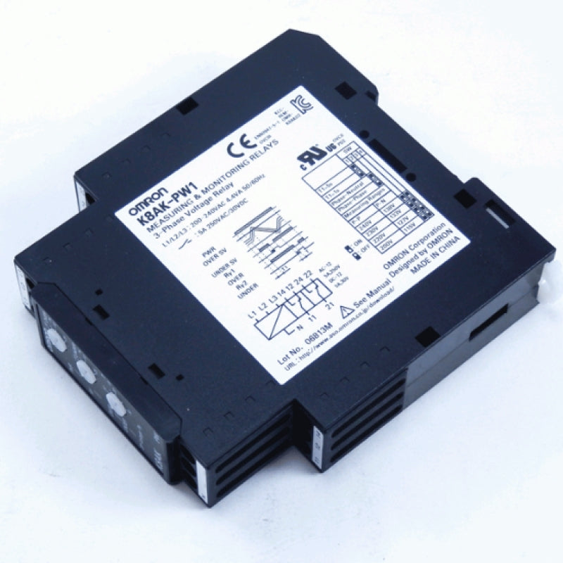Omron 3Phase Voltage Monitoring Relay K8AKPW1 Primelec
