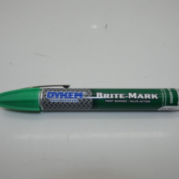Dykem Brite-Mark Series Green Medium Tip Permanent Paint Marker 40004