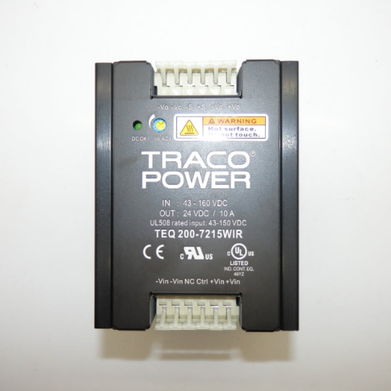 Traco Power 200W Single Output Isolated DCDC Converter TEQ 2007215WI