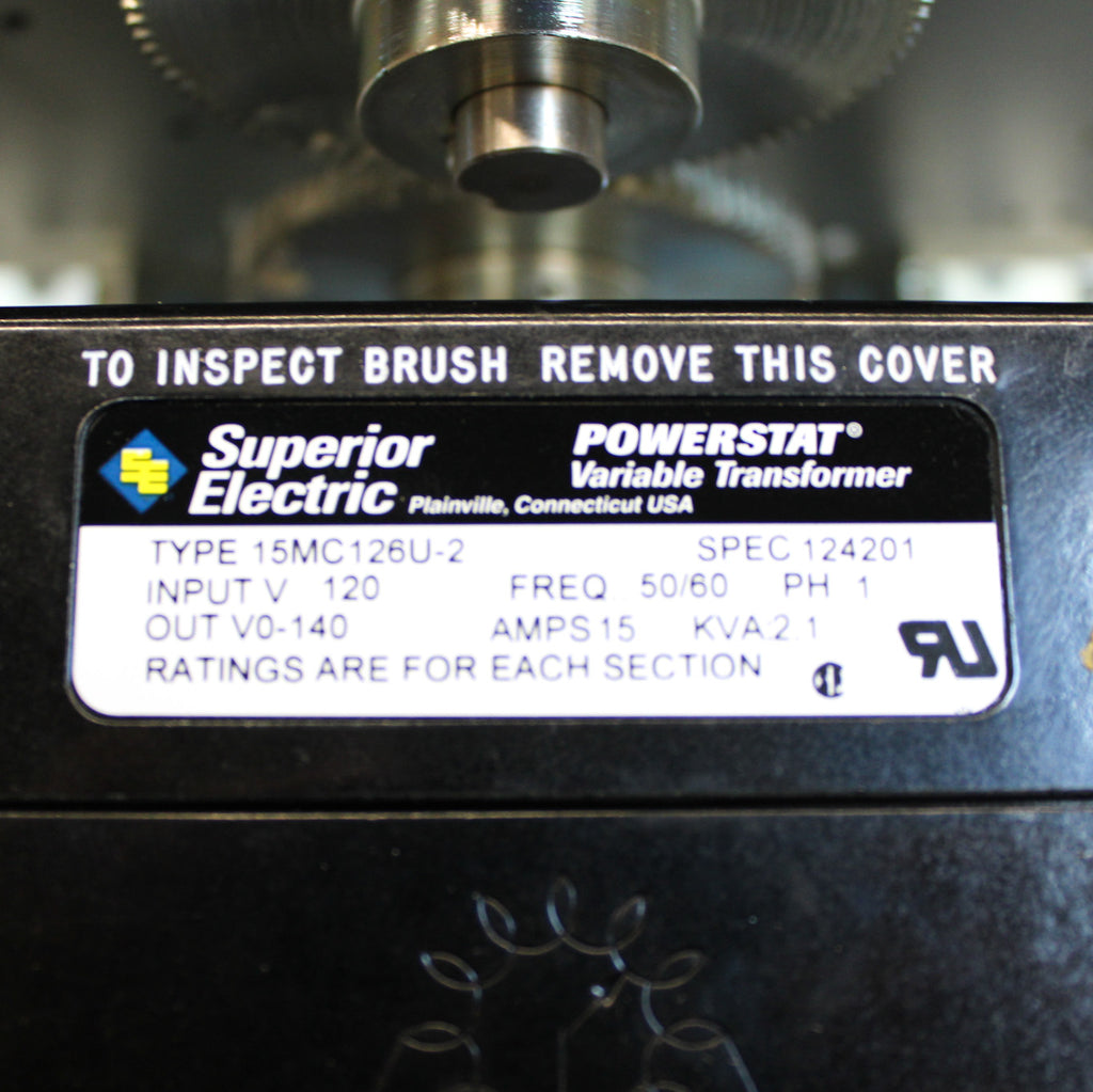 Superior Electric 15m Series Motorized Variable Transformer Powerstat Primelec 8617