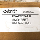 Superior Electric Powerstat 136 Series Motorized Variable Transformer 5MD136BT