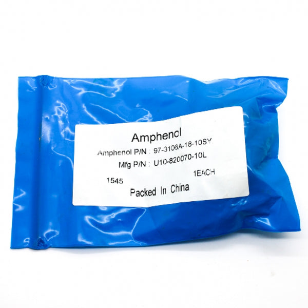 Amphenol 4-Position 23A 18-10 Circular MIL Spec Connector 97-3106A18-10SY
