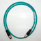 Molex 1m 26 AWG Micro-Change (M12) Double-Ended Cordset Teal PVC Cable 1300480122