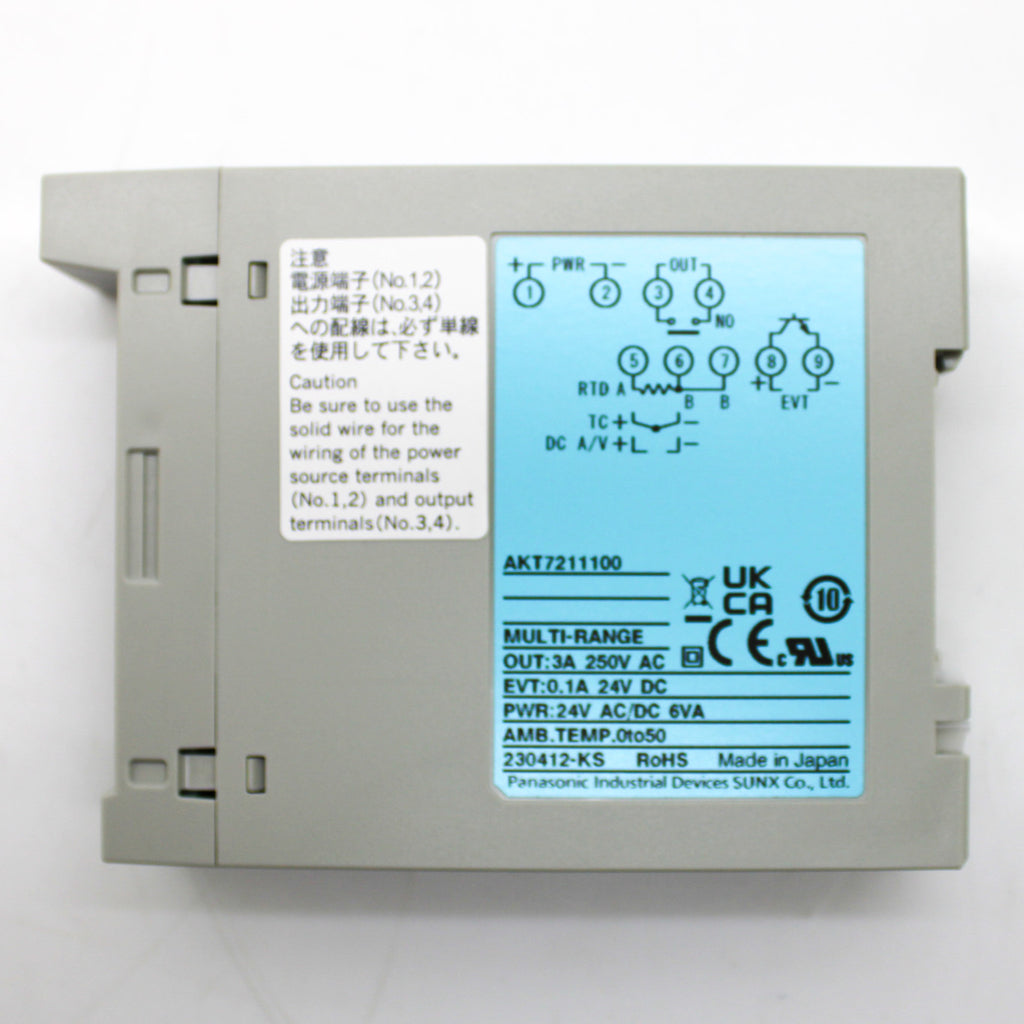 Panasonic 24VAC/DC Temperature Controller AKT7211100 – Primelec