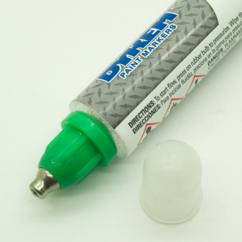 ATOMIC THEORY ビンディング　MARKER Dykem TEXPEN Series Green Industrial Steel Ball Tip Paint Marker