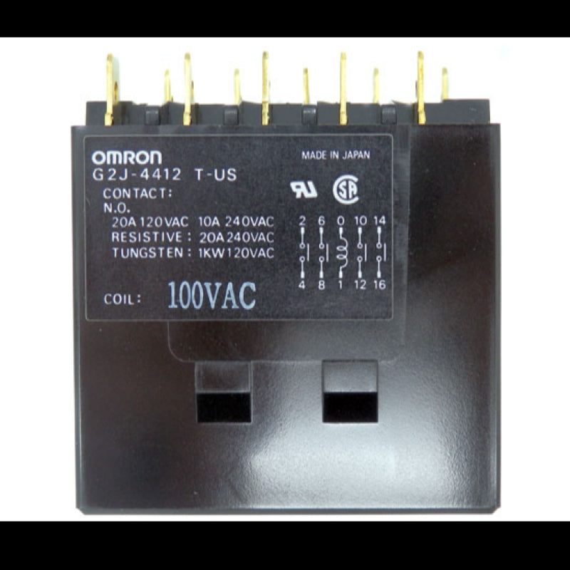 Omron AC100 20A 120 VAC All Purpose Relay G2J-4412T-US