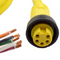 Schneider Electric 4M Advantys ETB 5-Pin Power Cable ETXPC511M300040