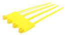 25 Pack of Thomas & Betts 6" Yellow Nylon Cable Tie With Marking Pad TY46MF-4