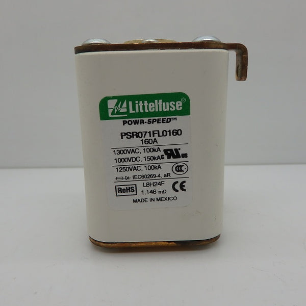 Littelfuse POWR-SPEED Size 71 Flush Metric 160A Square Body Fuse PSR071FL0160