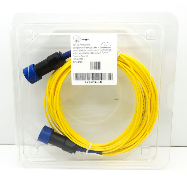 Bulgin 4000 Series 10m LC to LC MultiMode Fiber Optic Cable PXF4054AAB