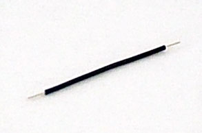 1000 Pack of 30 AWG 20mm Black Jumper Wires 710-145