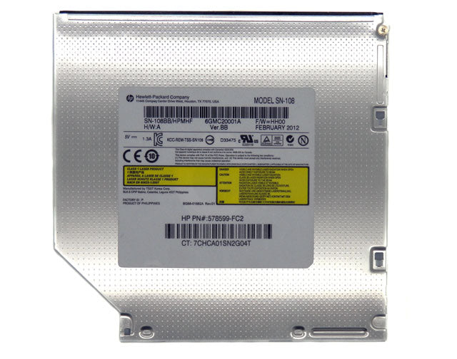HP EliteBook 6930 SATA DVD-ROM Drive Without Faceplate SN-108 578599-FC2