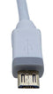 Mediabridge White 6 Foot USB 2.0 Micro-USB to USB Cable 30-004-06TW