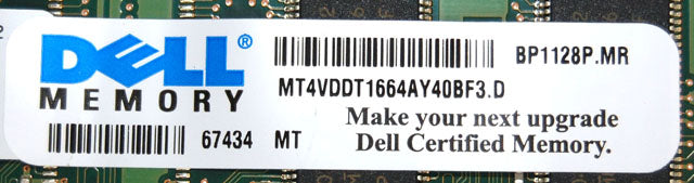 Dell Micron 128MB PC3200 DDR DIMM MT4VDDT1664AY40BF3