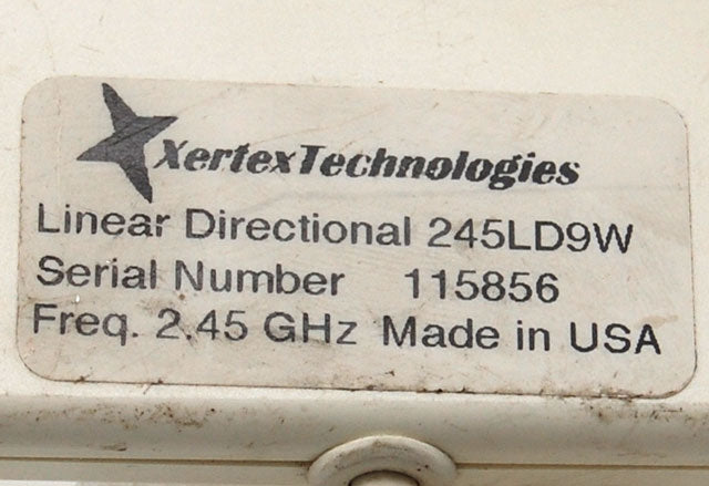 Xertex Whisper WIFI 802.11 9 dB Directional Antenna PN: 245LD9W