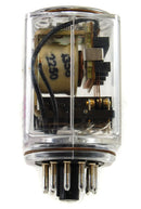 MidTex Aemco Industrial 8 Pin Octal Plug -In 10 AMP 110 VDC Relay 155-92F200