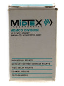 MidTex Aemco Industrial 8 Pin Octal Plug -In 10 AMP 110 VDC Relay 155-92F200