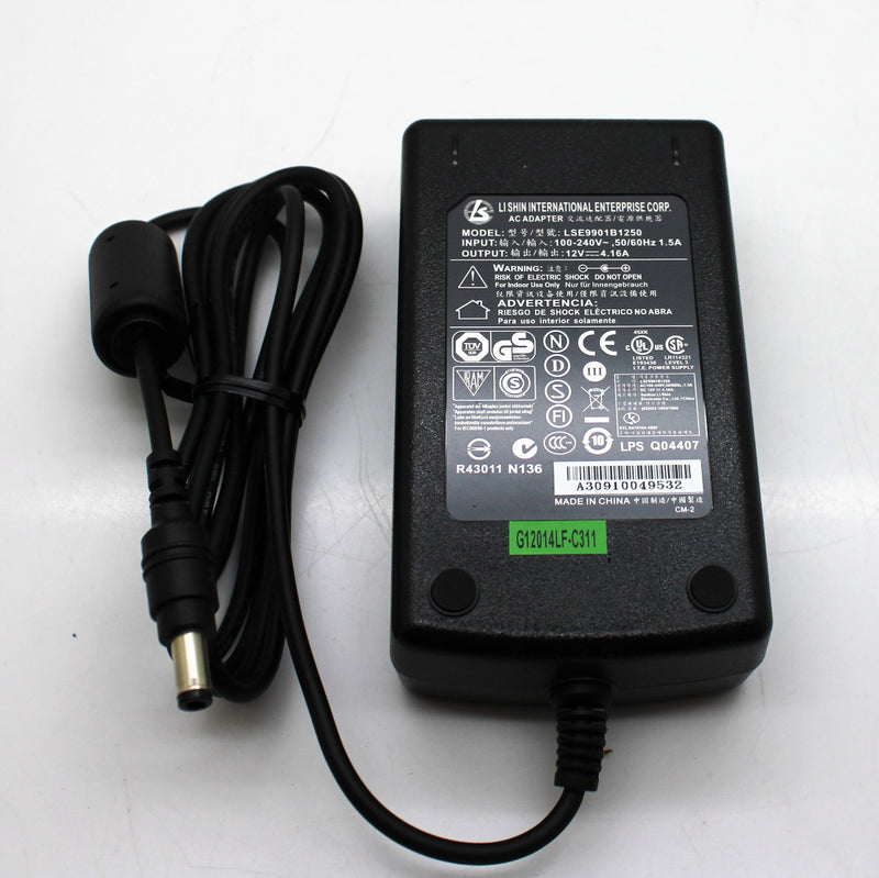 LI SHIN AC Adapter / Power Supply 12V without Power Cord LSE9901B1250