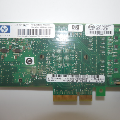 HPE Dual Gigabit PCI-E Server NIC Card 412651-001