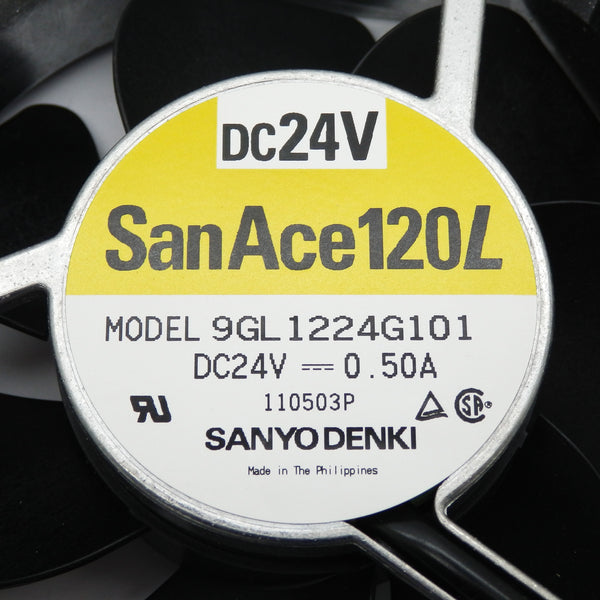 Sanyo Denki SanAce 120L DC24V 0.50A Cooling Fan 9GL1224G101