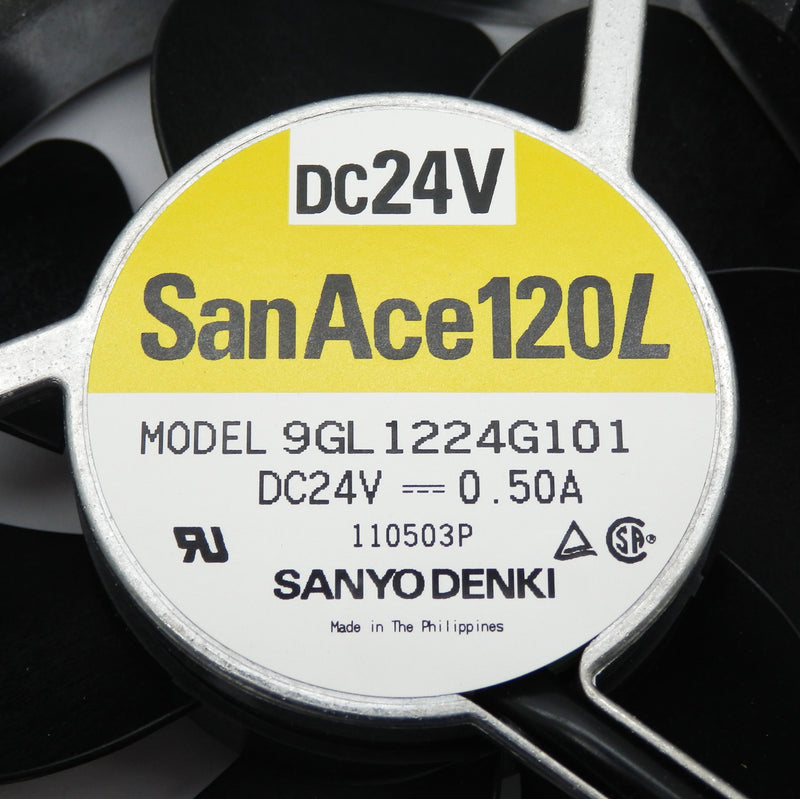 Sanyo Denki SanAce 120L DC24V 0.50A Cooling Fan 9GL1224G101