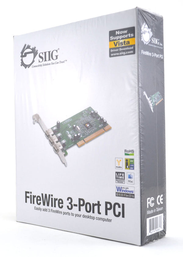 SIIG 3 Port PCI Firewire Adapter Card NN-400012