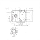 NCR La Gard Mechanical 3390 Series 2M 3 Wheel Dial/Lock Kit for ATM 009-0022832