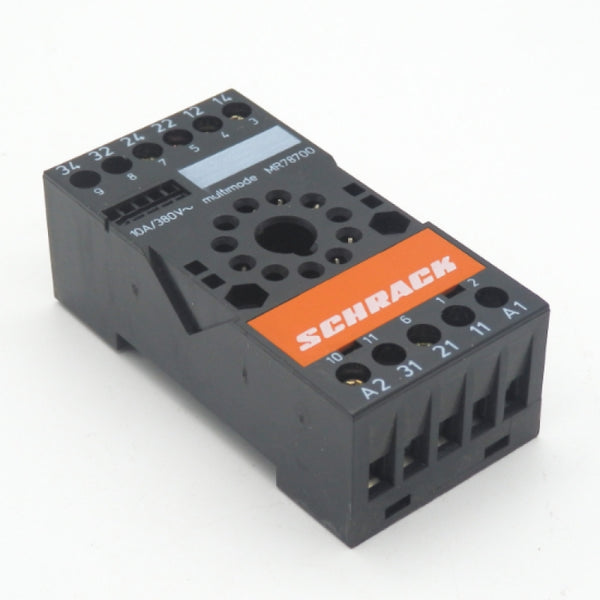 Schrack MR78700 10A 380V 11-Pin Multimode Relay Socket