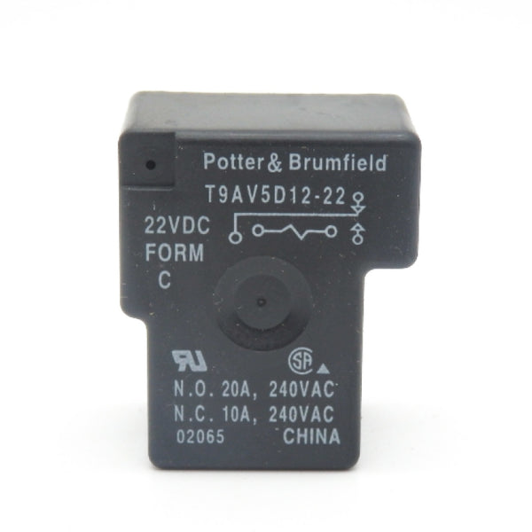Potter & Brumfield 22VDC 20A SPDT 5-Pin Relay T9AV5D12-22
