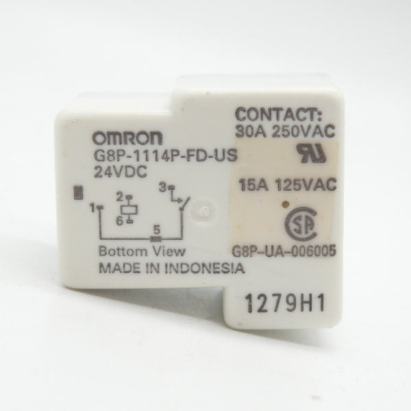 Omron 24VDC 5-Pin Power Relay G8P-1114P-FD-US-24VDC