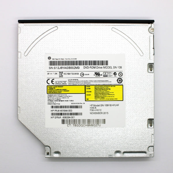 HP Model SN-108 8X SATA DVD-ROM Drive 608394-001 461644-003