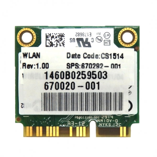 HP 670292-001 Intel Centrino Advanced-N 6235ANHMW BT 4.0 WiFi Card