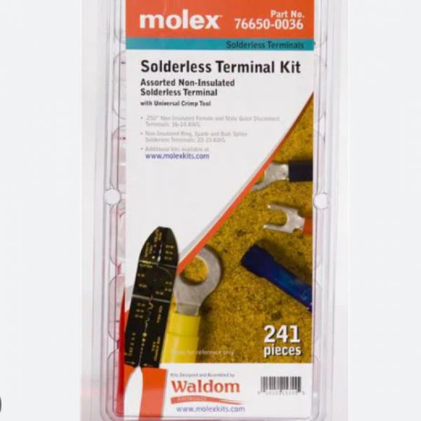 Molex Solderless Terminal Kit 76650-0036