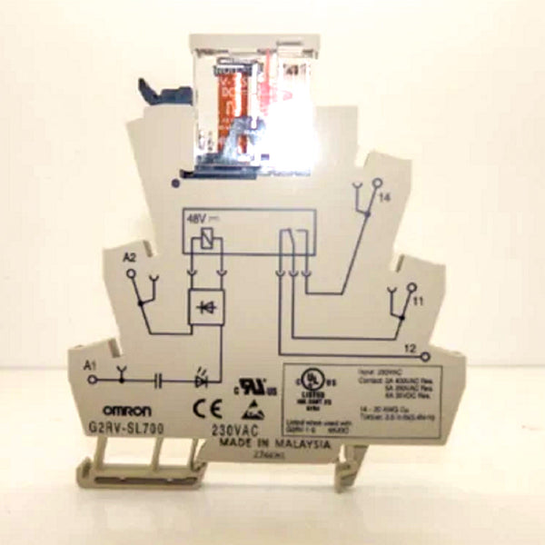 Omron G2RV-SL700 AC230 SPDT 230VAC 6A General Purpose Relay
