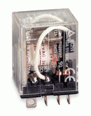 Omron Plug In Relay 8 Pins Square 240VAC ly2n