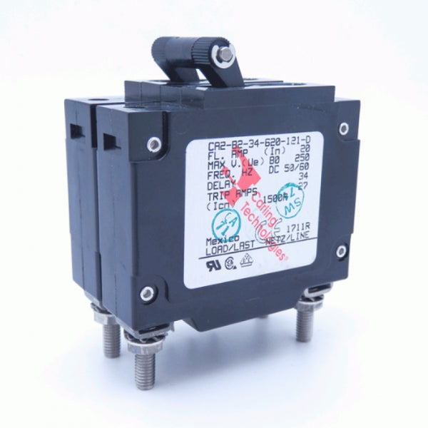 Carling Technologies C-Series SPDT Hyd/Mag Circuit Breaker CA2-B2-34-620-121-D