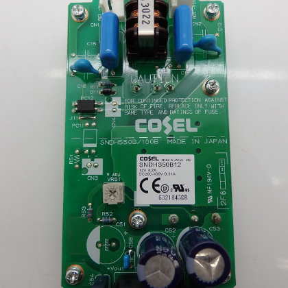Cosel Open Frame DC DC Converter 1 Output 12V 4.2A 400V Input SNDHS50B12