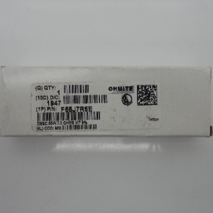 Ohmite Ceramic Core Resistor 55W 7.5 5% F55J7R5E
