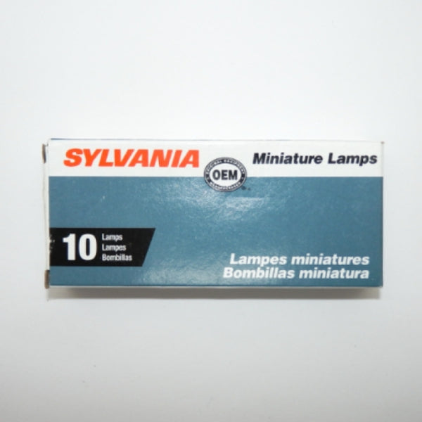 Pack of 10 Sylvania Miniature Incandescent T2 Lamps 12000Hrs 120PSB.TP 34557