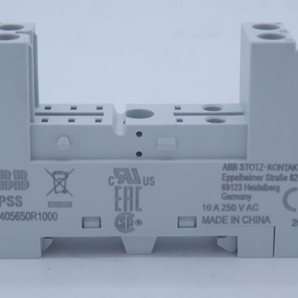 ABB SVC Series Pluggable Interface Relay Socket 10A 250VAC 1SVR405650R1000
