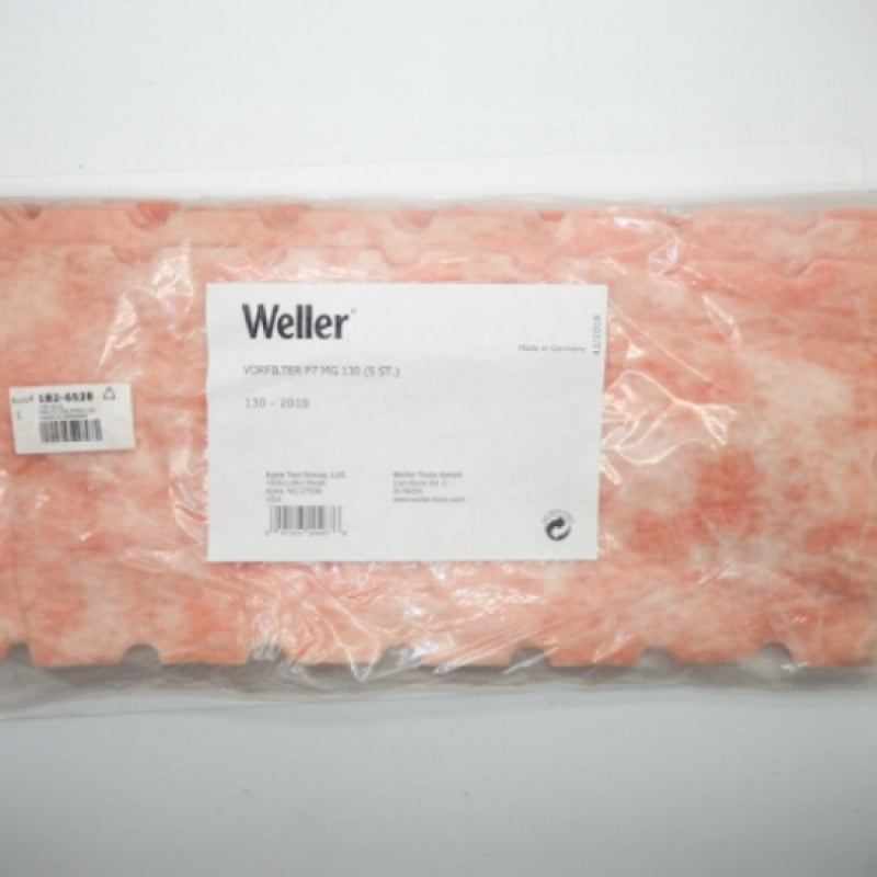5 Pack Weller 130-2010 9.5in F7 Pre-Filter Replacement For MG 130 Fume Extractor