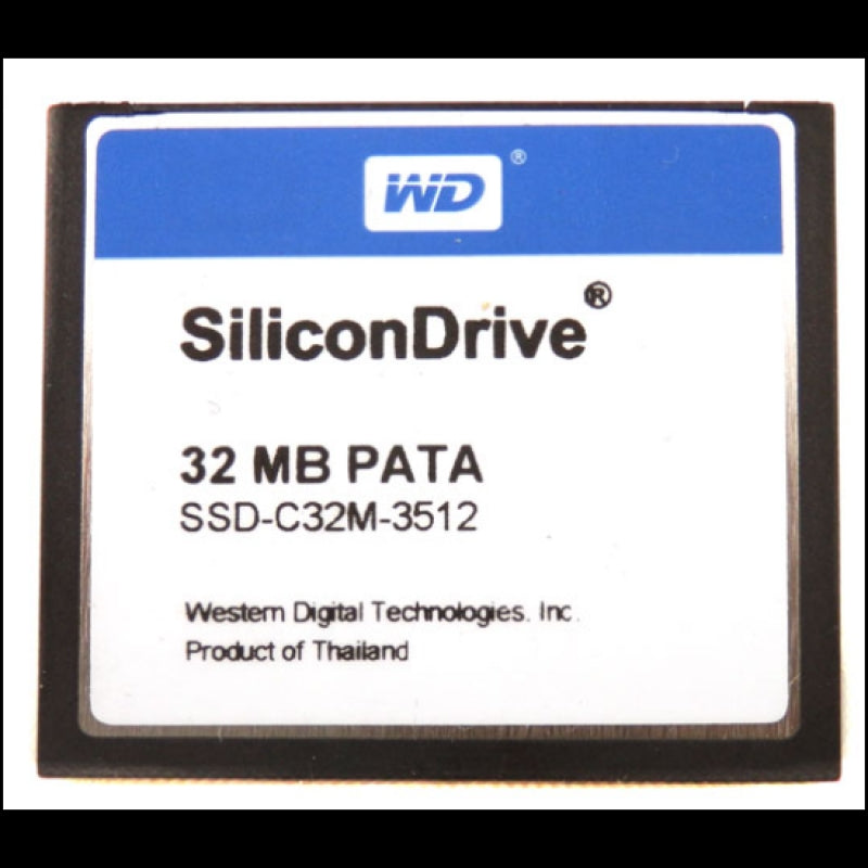 Western Digital SiliconDrive 32 MB Commercial Compact Flash Card SSD-C32M-3512
