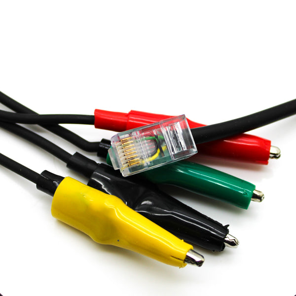 JDSU 6V Multi Alligator Clip Set Cable Test Lead 835965