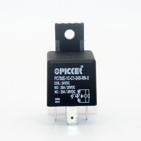Picker 25A 24V Automotive Plug In PCB Mini ISO Relay PC792E-1C-C1-24S-RN-X