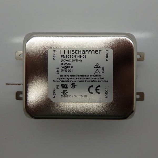 Schaffner 8A 250V Single 1 Phase EMI Filter FN2030N1-8-06