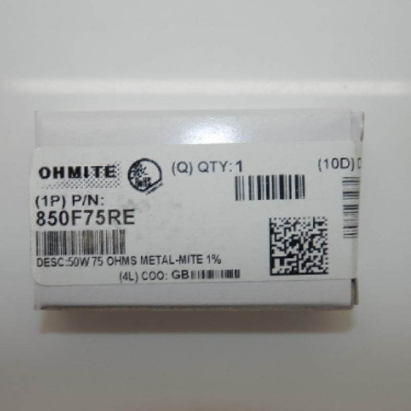 Ohmite Chassis Mount Wiremount Resistor 850F75RE