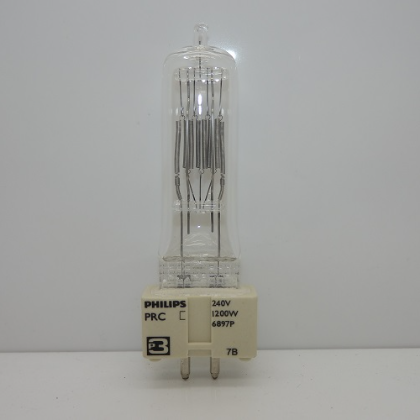 Phillips 1200W 240V Halogen High Voltage SE Bulb (Theater) GX9.5 6897P