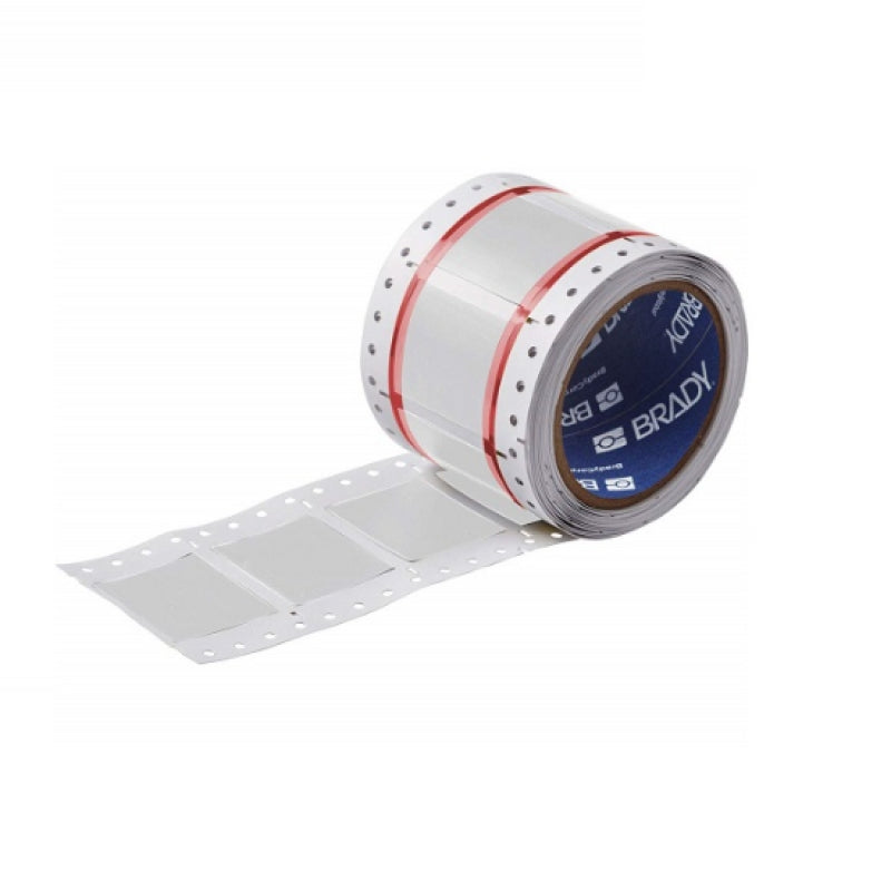 Roll of 500 Brady 2HX-1000-2-WT-2 PermaSleeve Wire Marking Sleeves 1.236"x0.984"