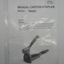 Optimax Stronghold 15mm/18mm Manual Carton Stapler Model: Man27