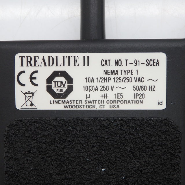 Linemaster Treadlite II T-91-SCEA Momentary SPDT Corded with Leads Switch
